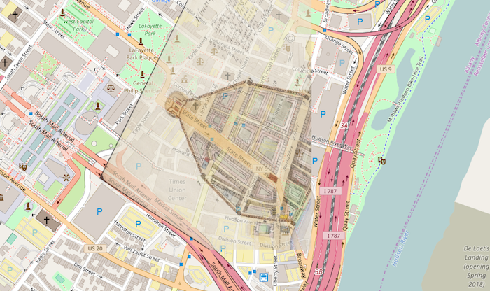 Albany Map Overlay
